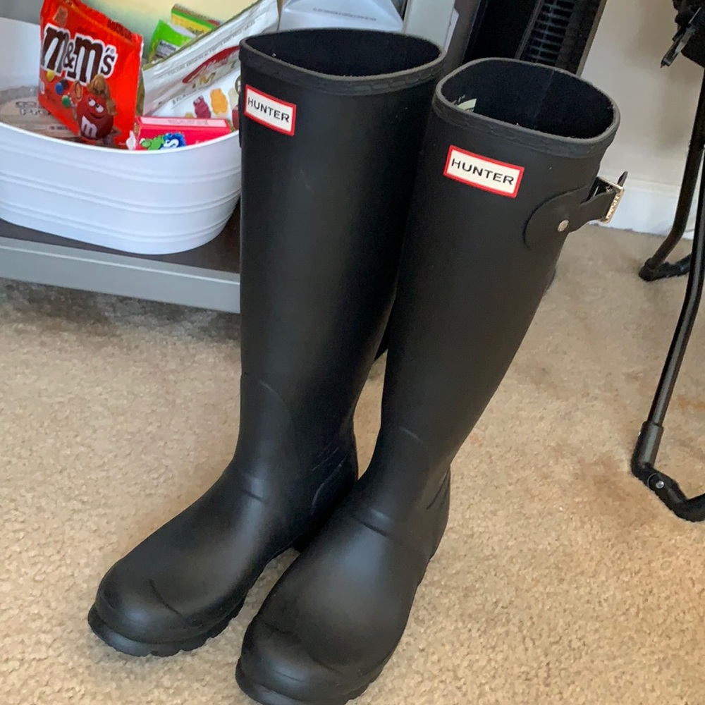 Hunter Black Women's Winter & Rain Boots